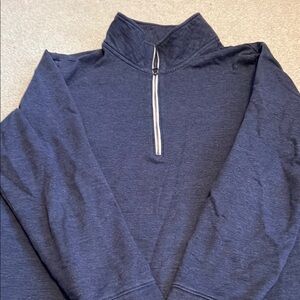 Eddie Bauer Women's Navy Quarter-Zip Sweatshirt